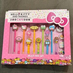 Hello Kitty Multi Pen Set - Pink, Yellow, Blue, Green